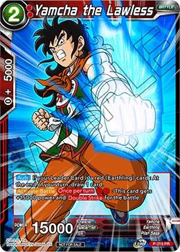 Yamcha the Lawless P-215 card from Promotion Cards