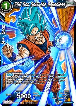 SSB Son Goku the Boundless P-217 card from Promotion Cards