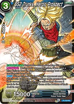 SS2 Trunks, Heroic Prospect P-219 card from Promotion Cards