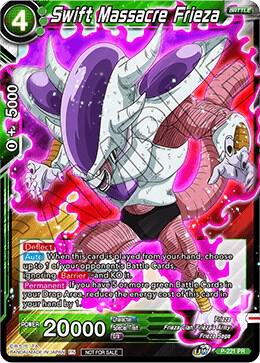Swift Massacre Frieza P-221 card from Promotion Cards