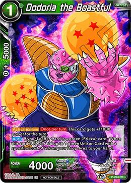Dodoria the Boastful P-224 card from Promotion Cards