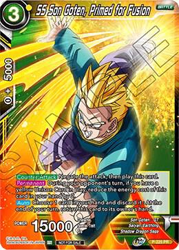 SS Son Goten, Primed for Fusion P-225 card from Promotion Cards