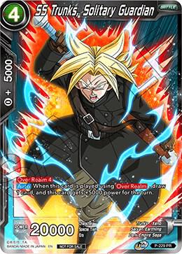 SS Trunks, Solitary Guardian P-229 card from Promotion Cards