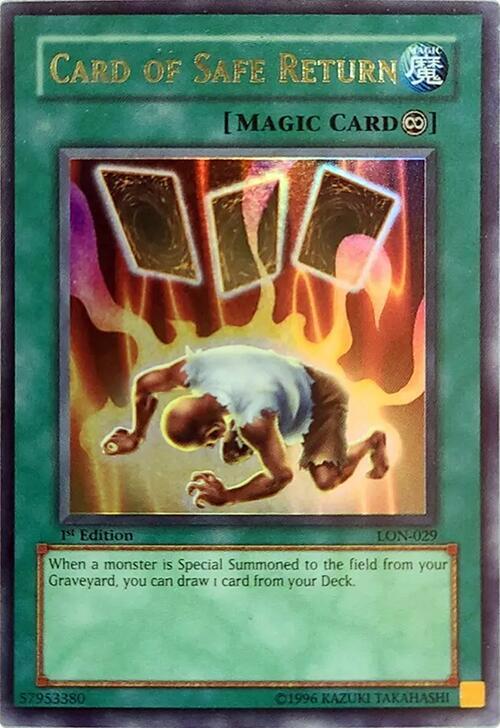 Card of Safe Return LON-029 card from Labyrinth of Nightmare