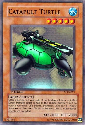 Catapult Turtle MRD-075 card from Metal Raiders