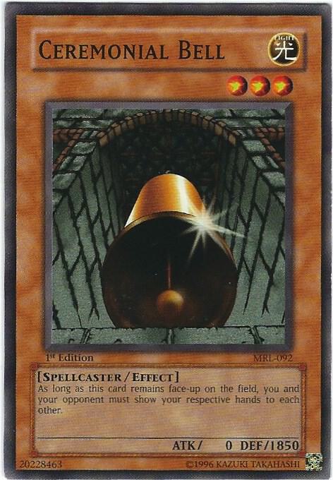 Ceremonial Bell MRL-092 card from Magic Ruler