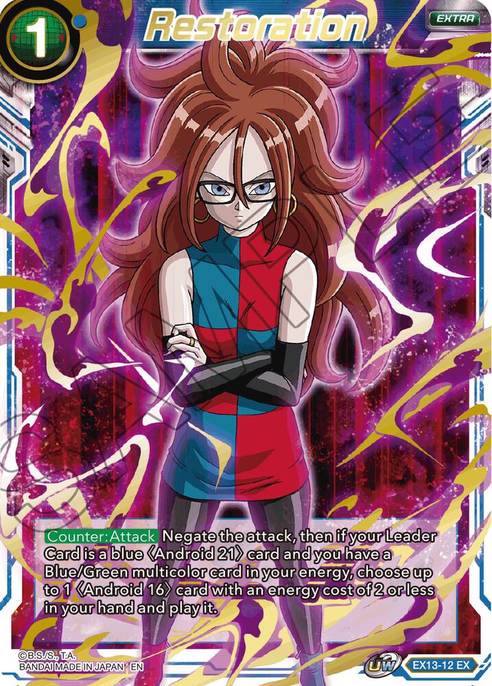 Restoration EX13-12 card from Special Anniversary Set 2020
