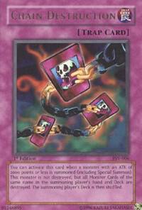 Chain Destruction PSV-006 card from Pharaoh's Servant