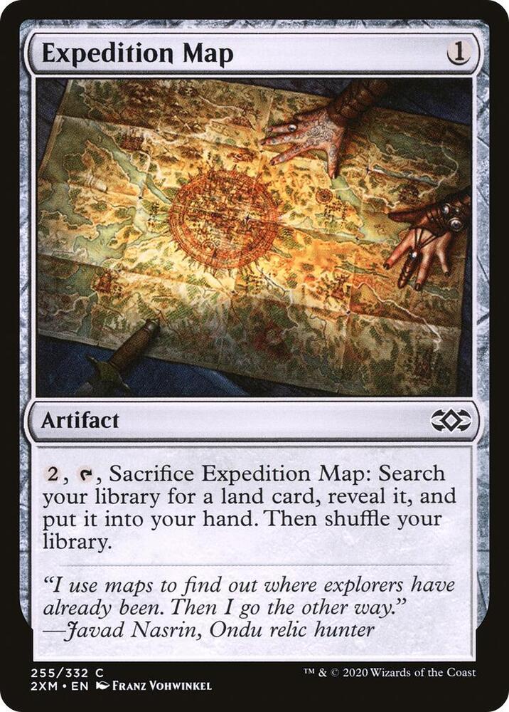 Expedition Map 255 card from Double Masters