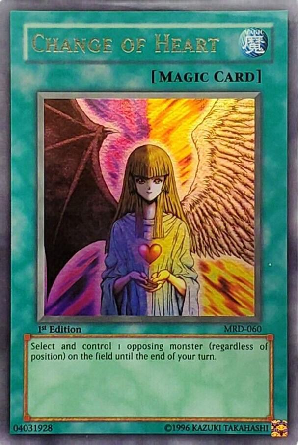 Change of Heart MRD-060 card from Metal Raiders