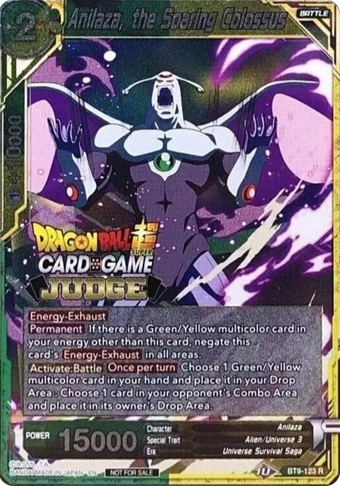Anilaza, the Soaring Colossus BT9-123 card from Judge Promotion Cards