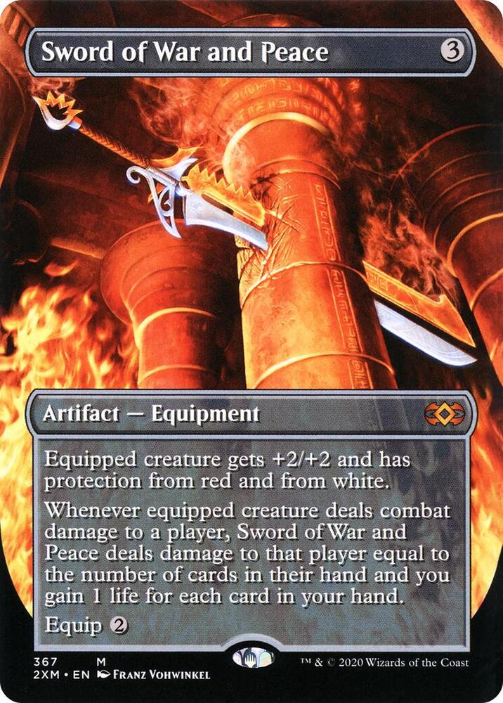 Sword of War and Peace (Borderless) 367 card from Double Masters