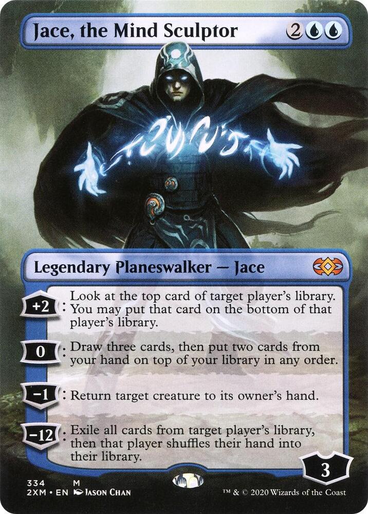 Jace, the Mind Sculptor (Borderless) 334 card from Double Masters
