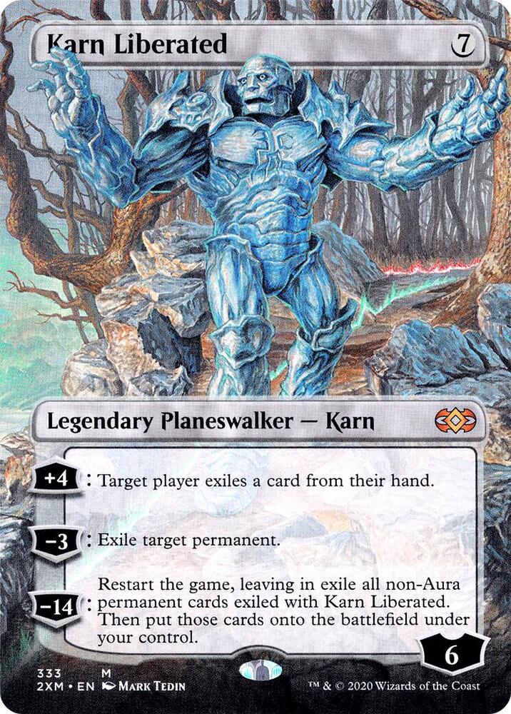 Karn Liberated (Borderless) 333 card from Double Masters