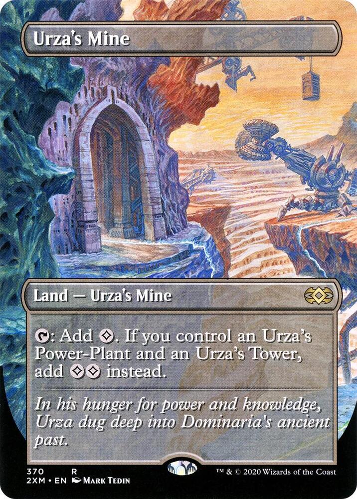 Urza's Mine (Borderless) 370 card from Double Masters