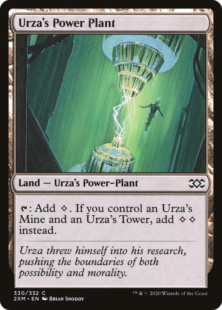 Urza's Power Plant 330 card from Double Masters