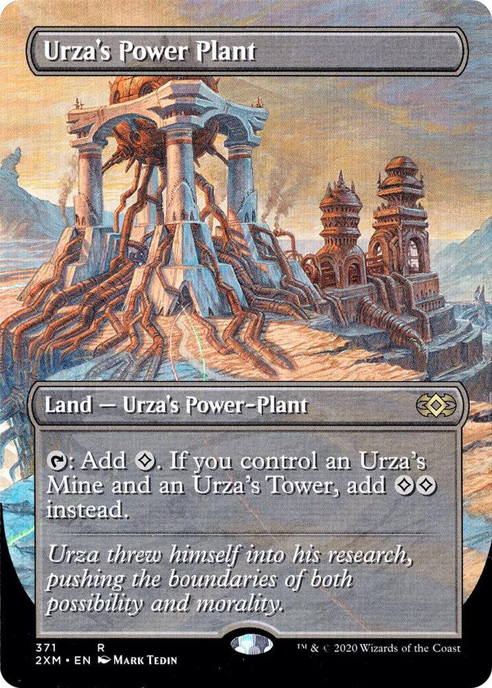 Urza's Power Plant (Borderless) 371 card from Double Masters