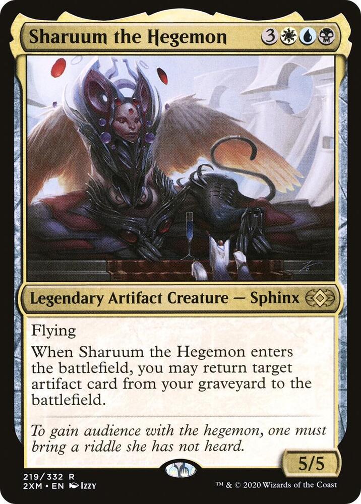 Sharuum the Hegemon 219 card from Double Masters