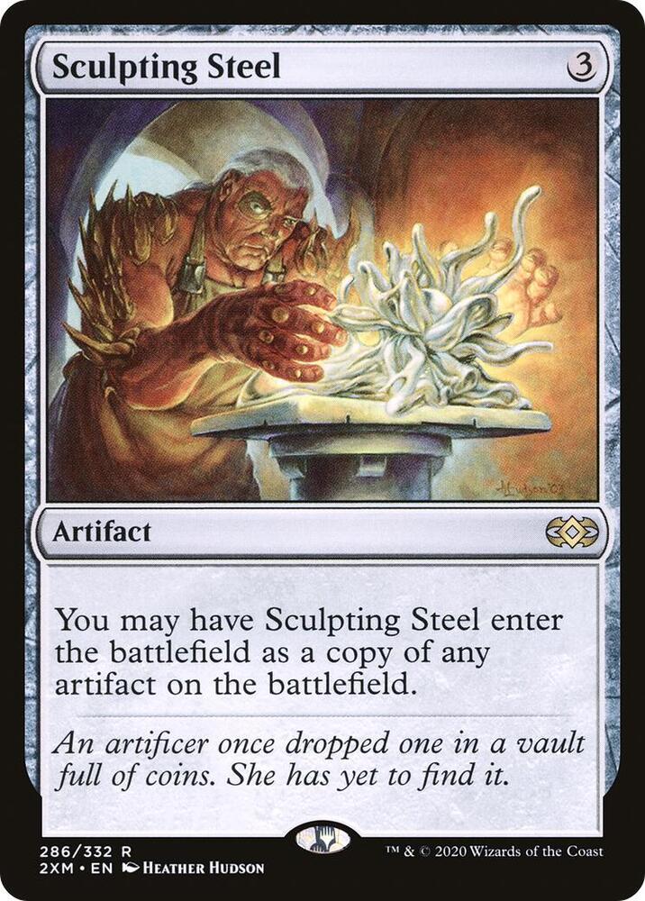Sculpting Steel 286 card from Double Masters