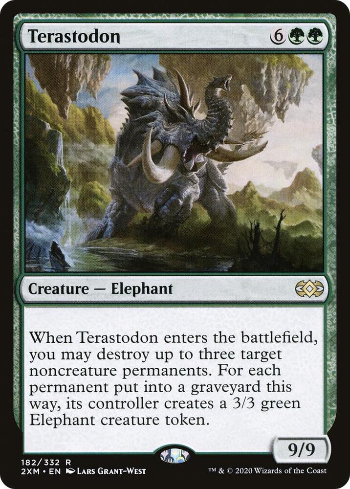 Terastodon 182 card from Double Masters