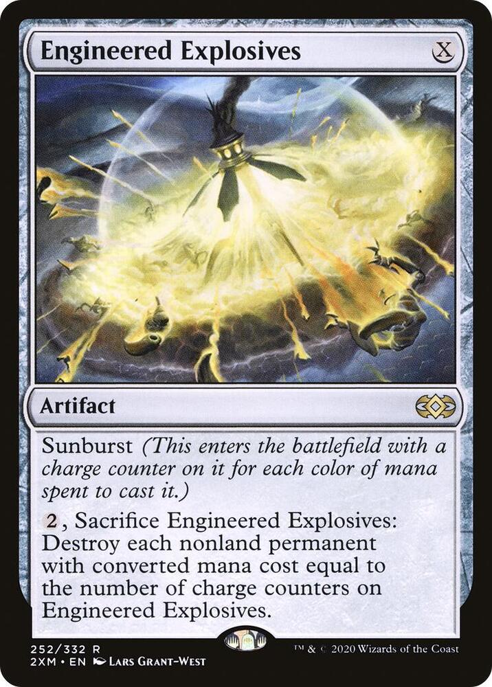 Engineered Explosives 252 card from Double Masters