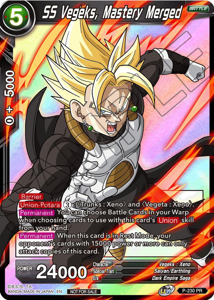 SS Vegeks, Mastery Merged (Alternate Art) P-230 card from Promotion Cards