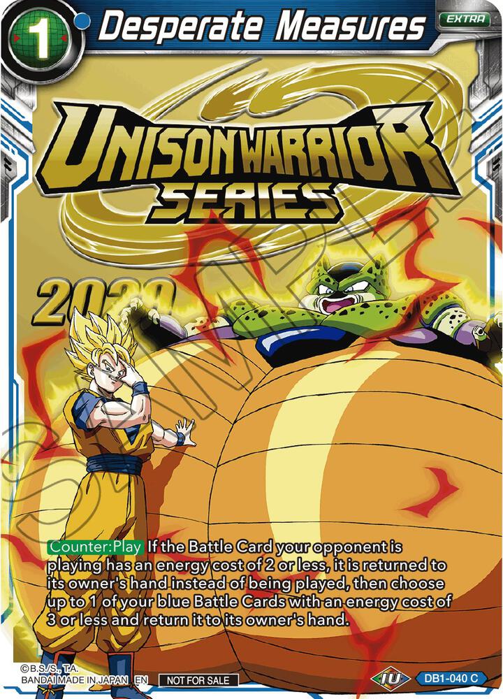 Desperate Measures DB1-040 card from Tournament Promotion Cards