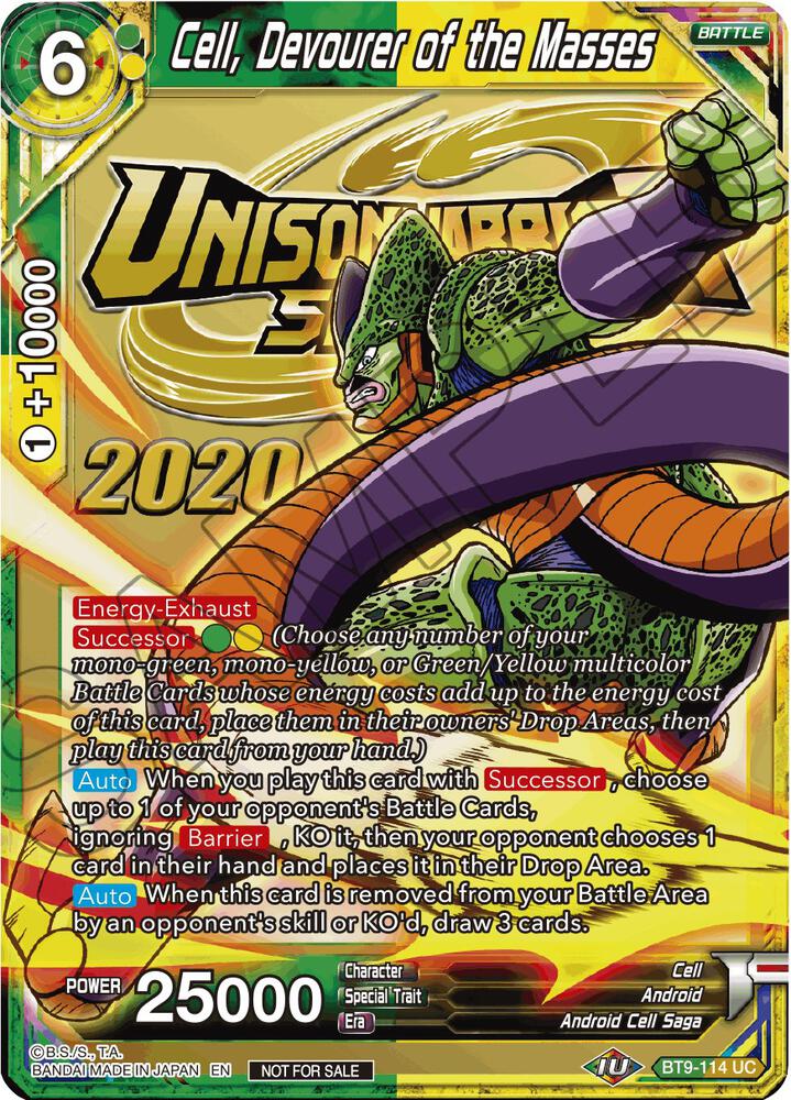 Cell, Devourer of the Masses BT9-114 card from Tournament Promotion Cards