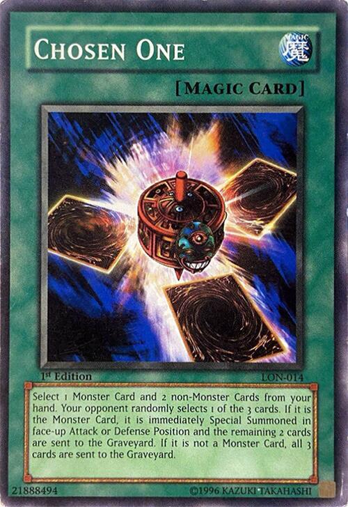Chosen One LON-014 card from Labyrinth of Nightmare