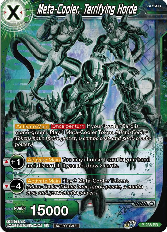Meta-Cooler, Terrifying Horde P-238 card from Promotion Cards