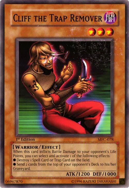Cliff the Trap Remover MFC-078 card from Magician's Force