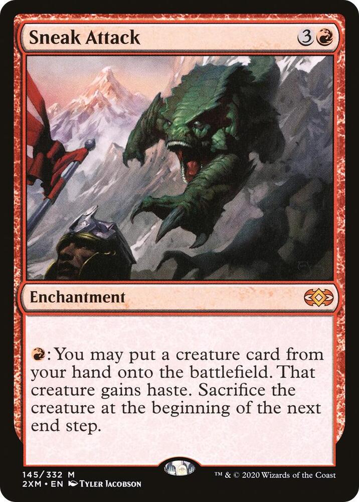 Sneak Attack 145 card from Double Masters