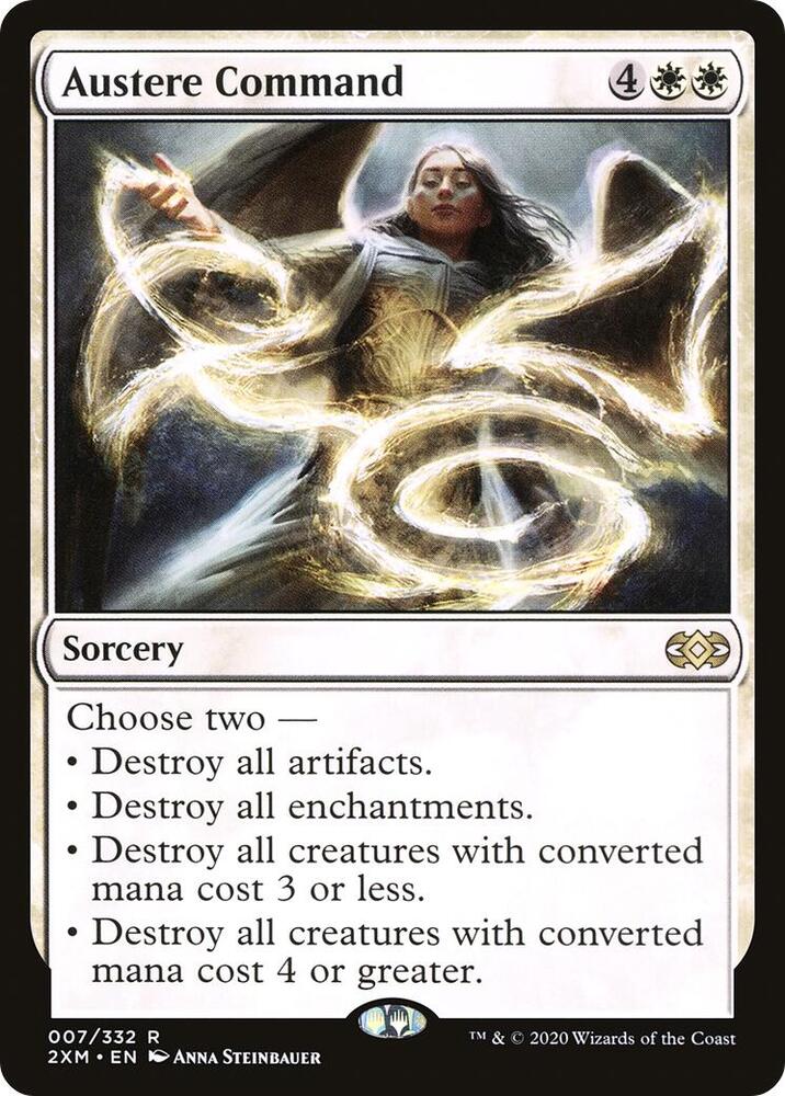 Austere Command 7 card from Double Masters