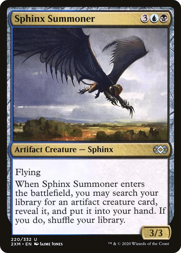 Sphinx Summoner 220 card from Double Masters