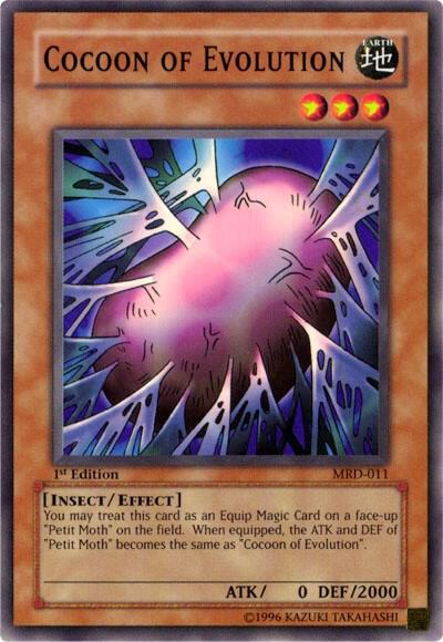 Cocoon of Evolution MRD-011 card from Metal Raiders