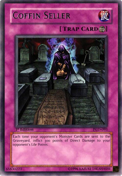 Coffin Seller PGD-093 card from Pharaonic Guardian