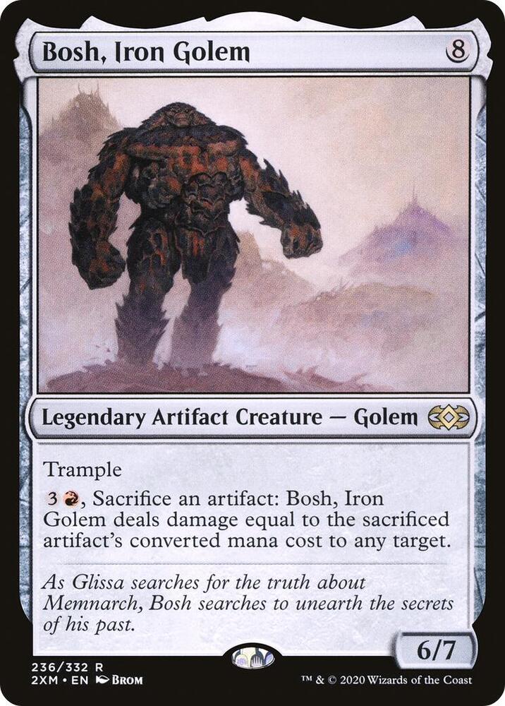 Bosh, Iron Golem 236 card from Double Masters
