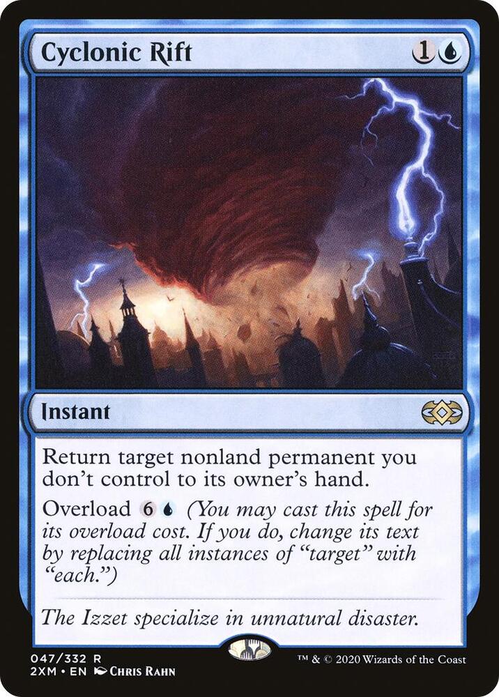 Cyclonic Rift 47 card from Double Masters