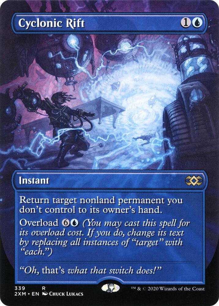 Cyclonic Rift (Borderless) 339 card from Double Masters