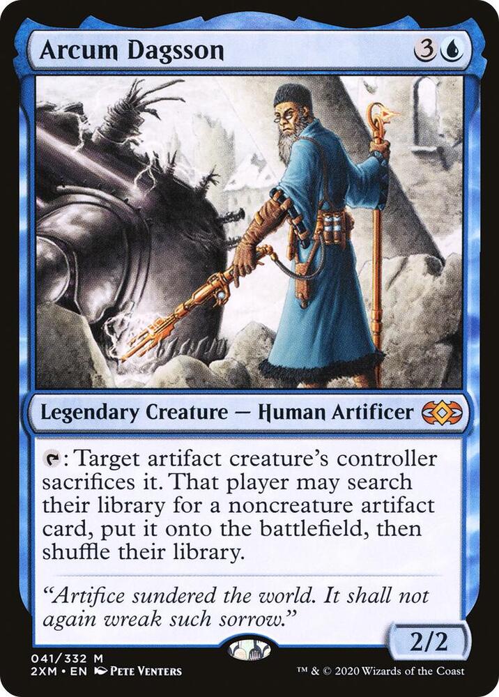 Arcum Dagsson 41 card from Double Masters