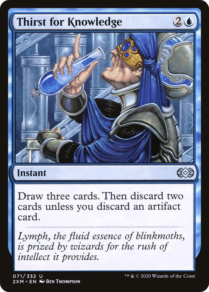 Thirst for Knowledge 71 card from Double Masters