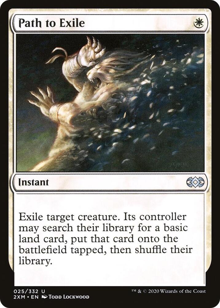 Path to Exile 25 card from Double Masters