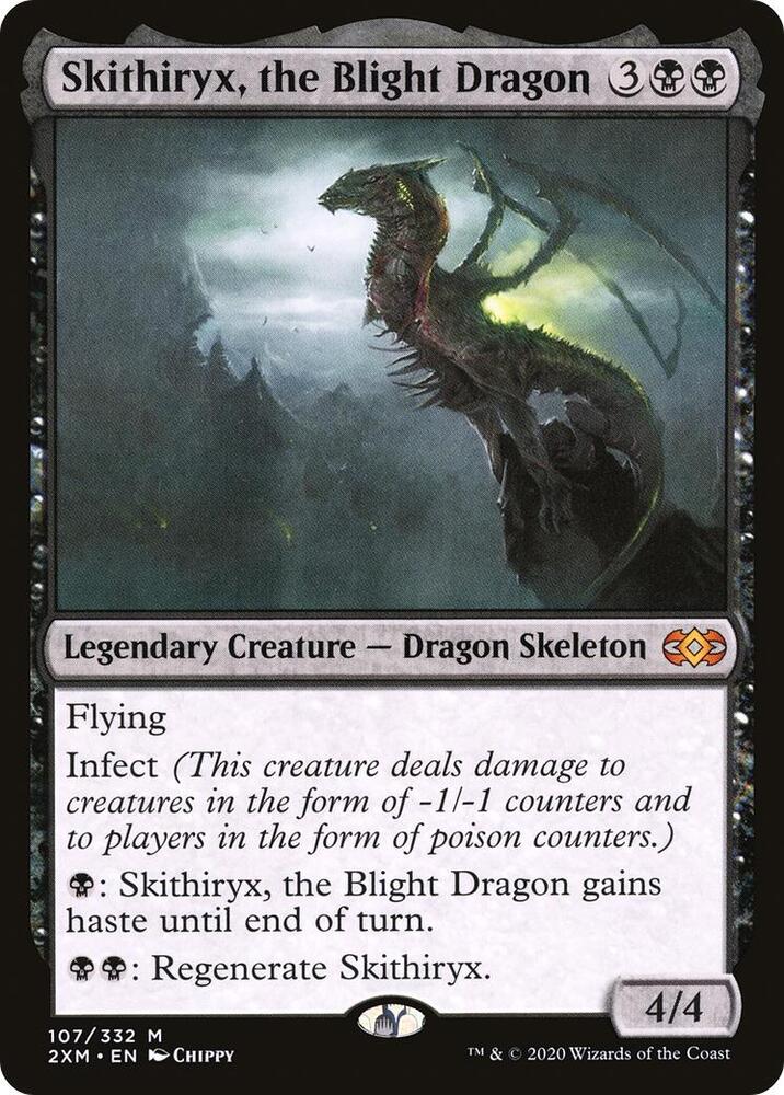Skithiryx, the Blight Dragon 107 card from Double Masters