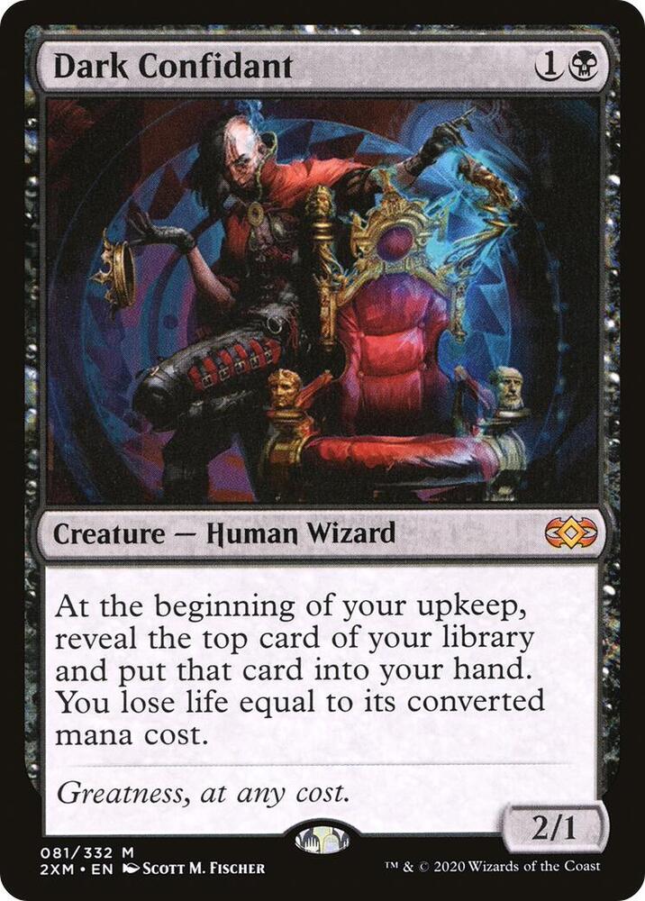 Dark Confidant 81 card from Double Masters