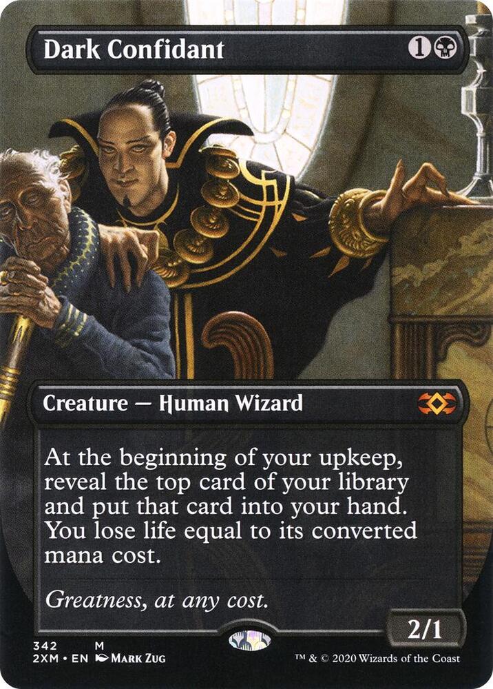 Dark Confidant (Borderless) 342 card from Double Masters