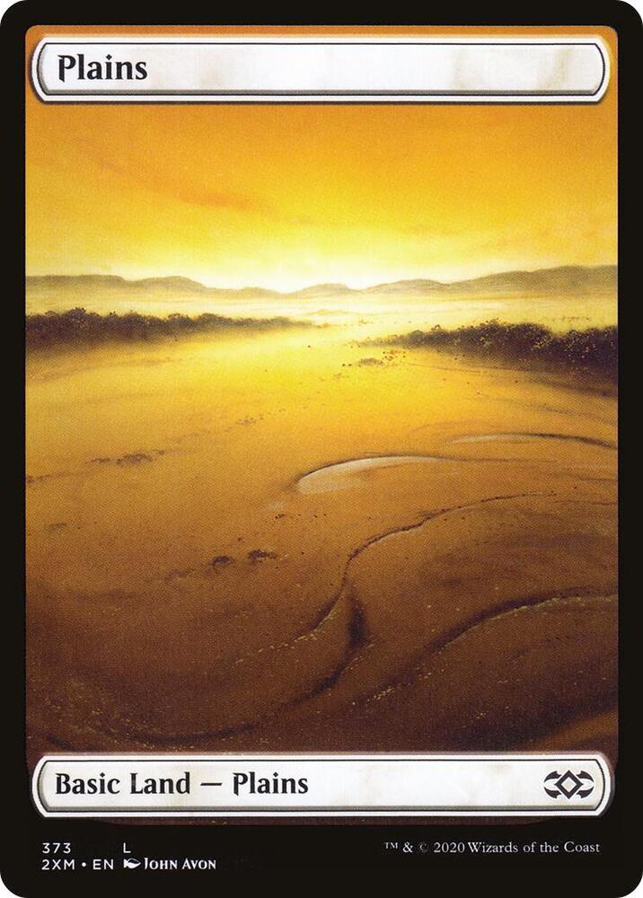 Plains 373 card from Double Masters
