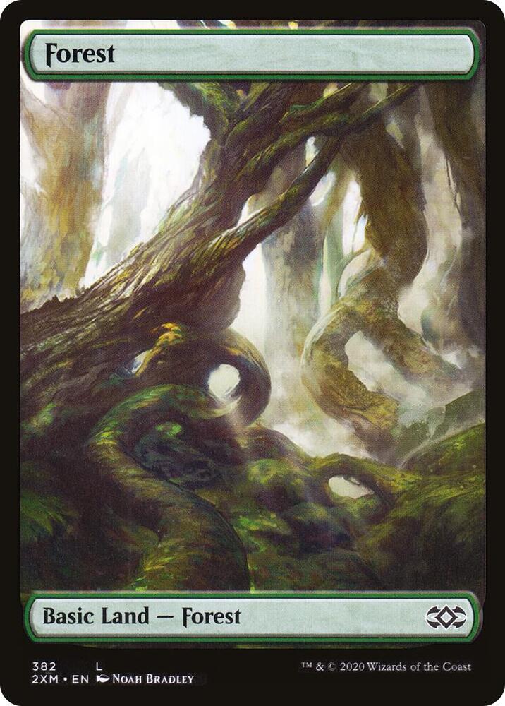 Forest 382 card from Double Masters