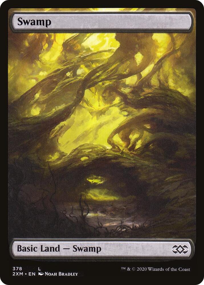 Swamp 378 card from Double Masters
