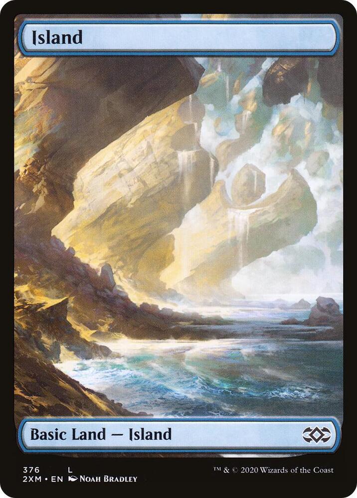 Island 376 card from Double Masters