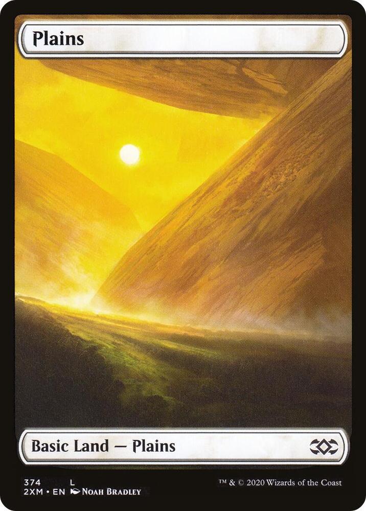 Plains 374 card from Double Masters